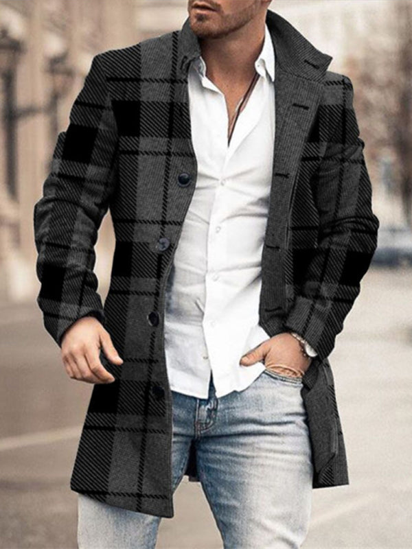 Plaid Classic Overcoat
