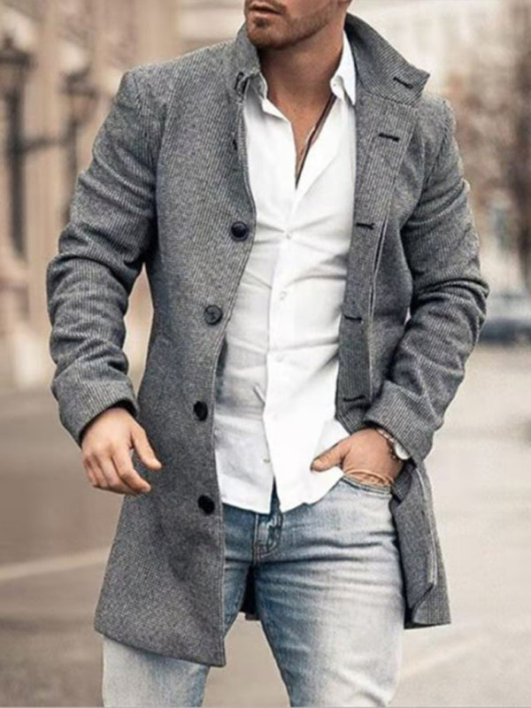 Plaid Classic Overcoat