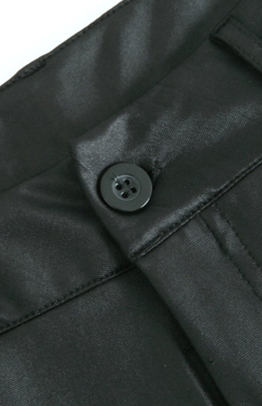 Pu Leather Skinny Trousers