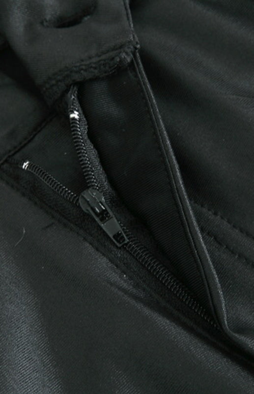 Pu Leather Skinny Trousers