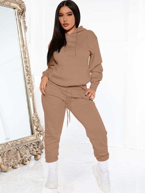 Hoodie & High Waisted Joggers Set