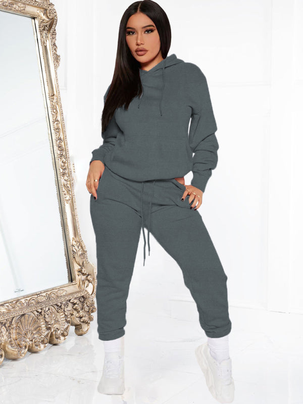 Hoodie & High Waisted Joggers Set