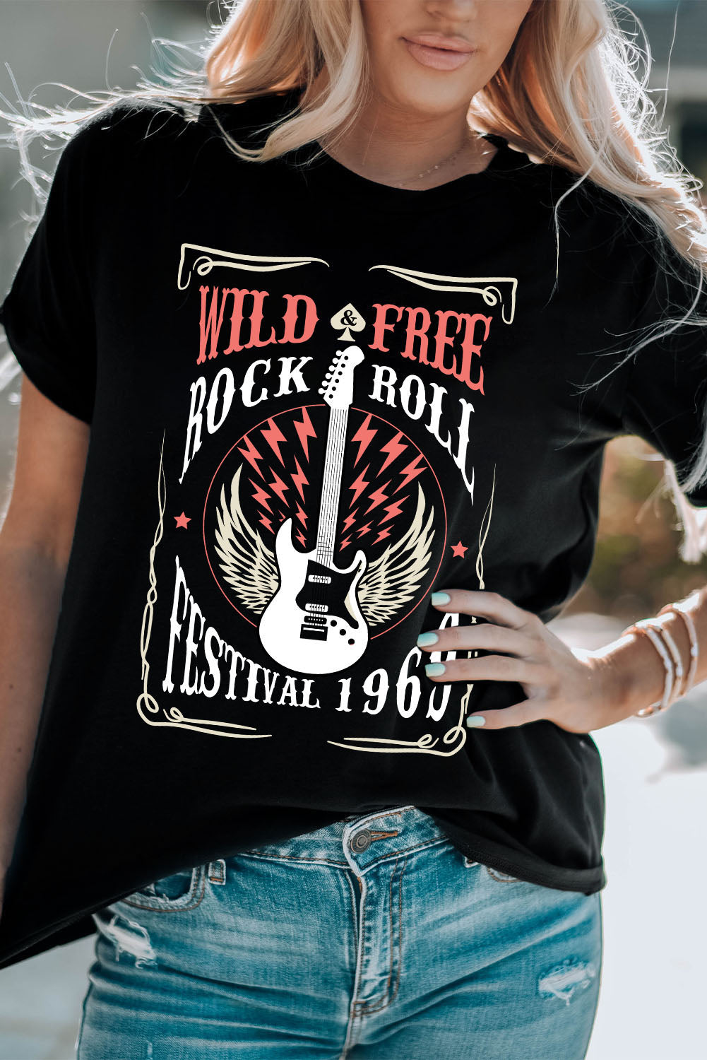 WILD FREE ROCK ROLL FESTIVAL 1969 Graphic Tee