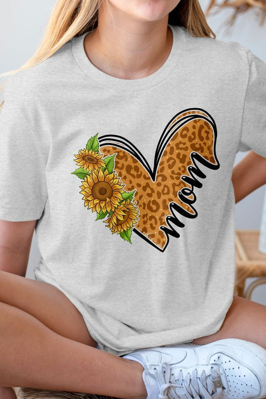 Mom Sunflower, Mother's Day Graphic Tee