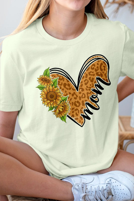 Mom Sunflower, Mother's Day Graphic Tee