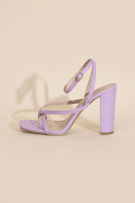 NILE-5 THONG STRAPPY HEELS