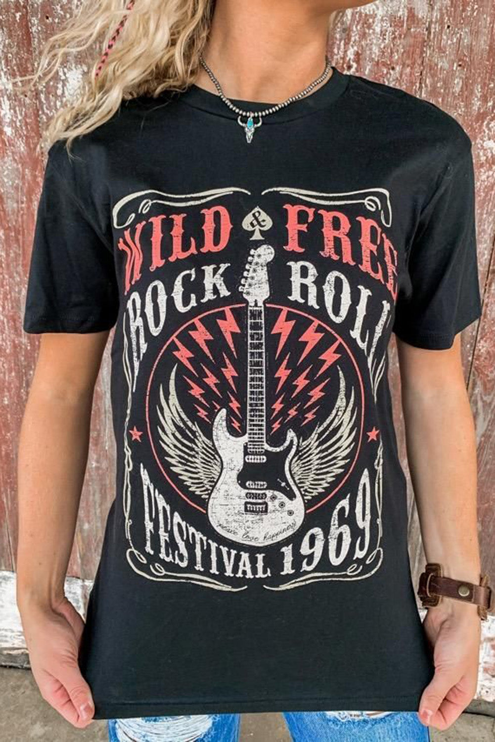 WILD FREE ROCK ROLL FESTIVAL 1969 Graphic Tee