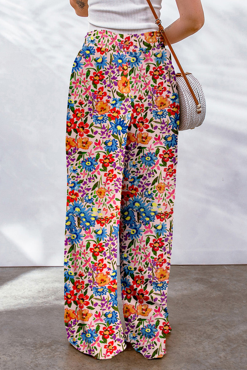 Multicolor Floral Print Tank/ Wide Leg Pants / Lounge Set Options