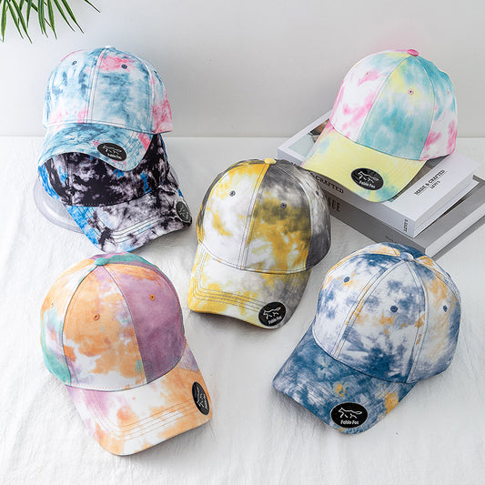 Gradient Colorful Tie-Dye Cap