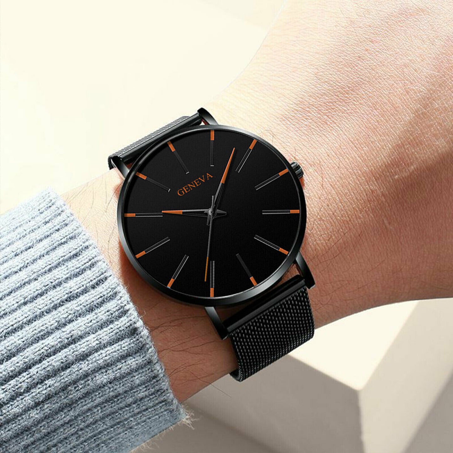 Luxury Men's Ultra Thin Watch