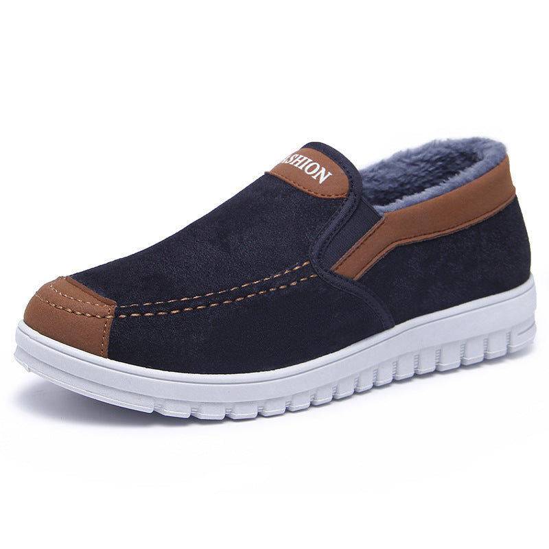 Men's Plush Cotton Shoes