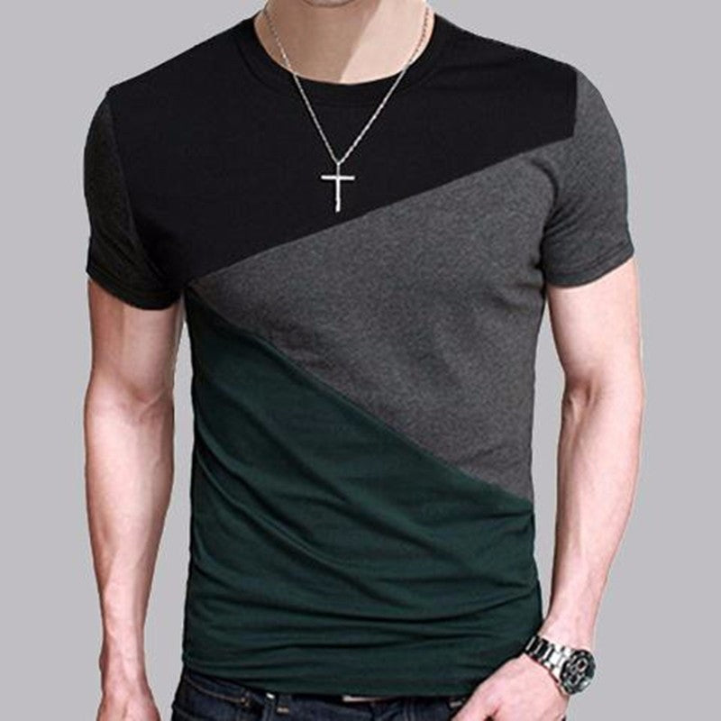 Men's Long & Short Sleeve Color Block Shirts