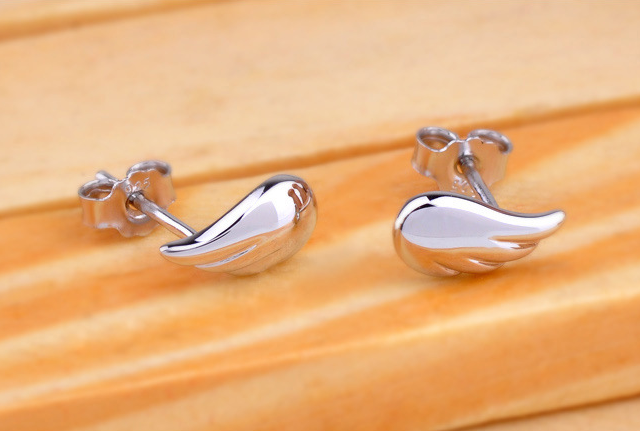 Angel Wings Stud Earrings