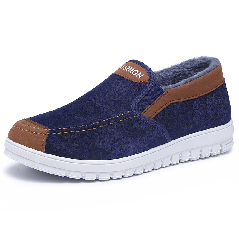 Men's Plush Cotton Shoes