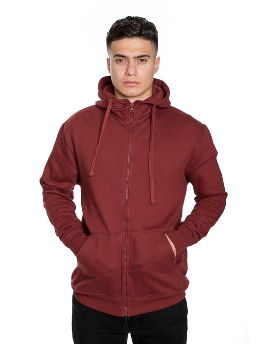 MEN'S  ZIPPER FLEECE HOODIE