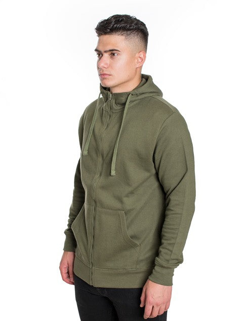 MEN'S  ZIPPER FLEECE HOODIE