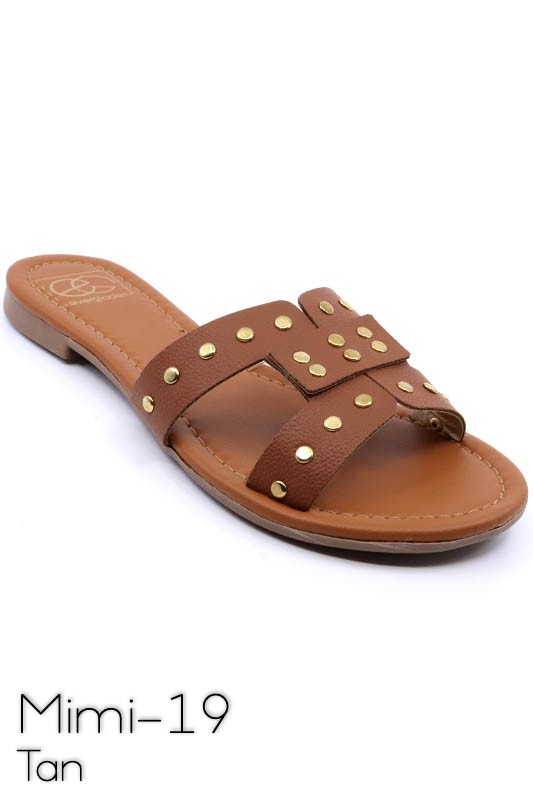 Studded Slide Sandals