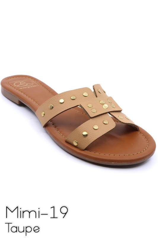 Studded Slide Sandals