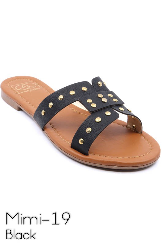 Studded Slide Sandals