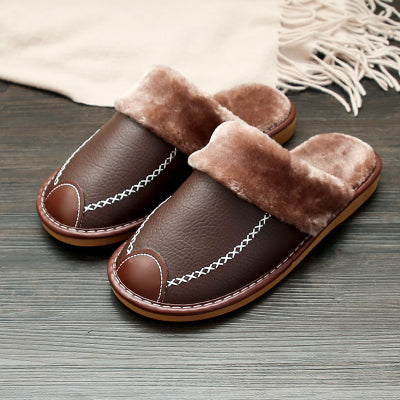 Cozy Leather Slippers