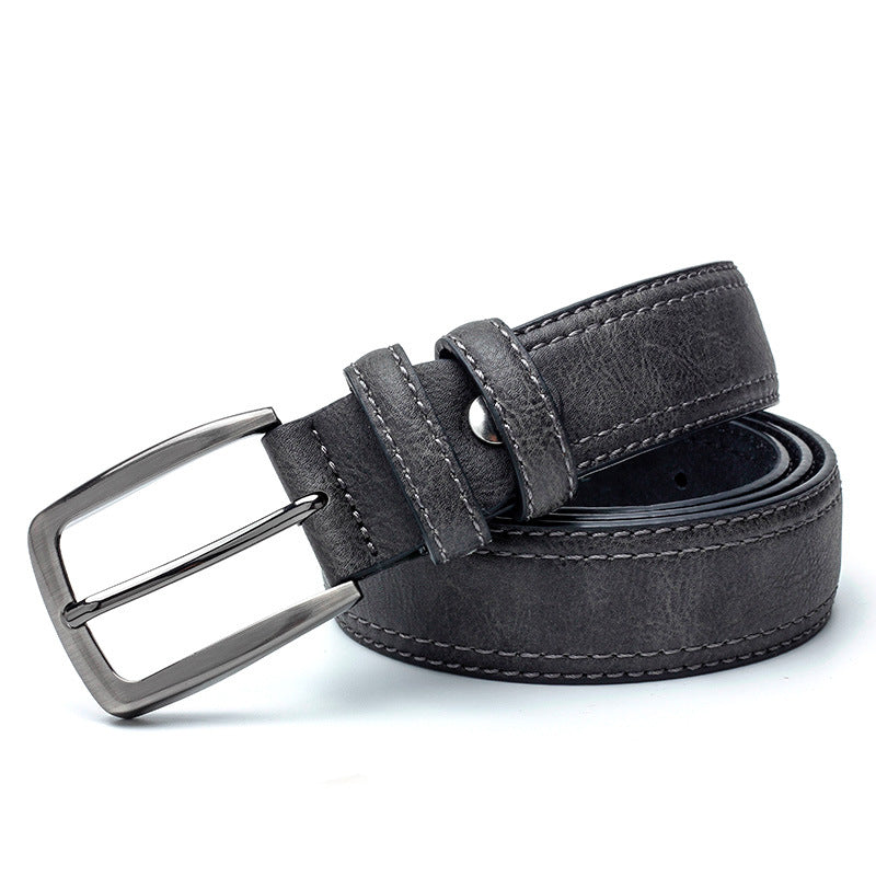 Vintage Luxury Split Leather Belt