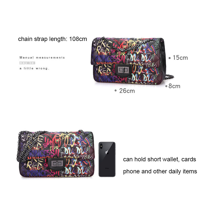 Graffiti Chain Bag