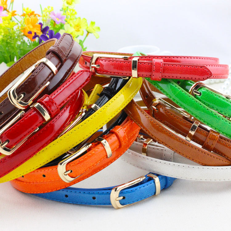 Candy Color Thin Belts