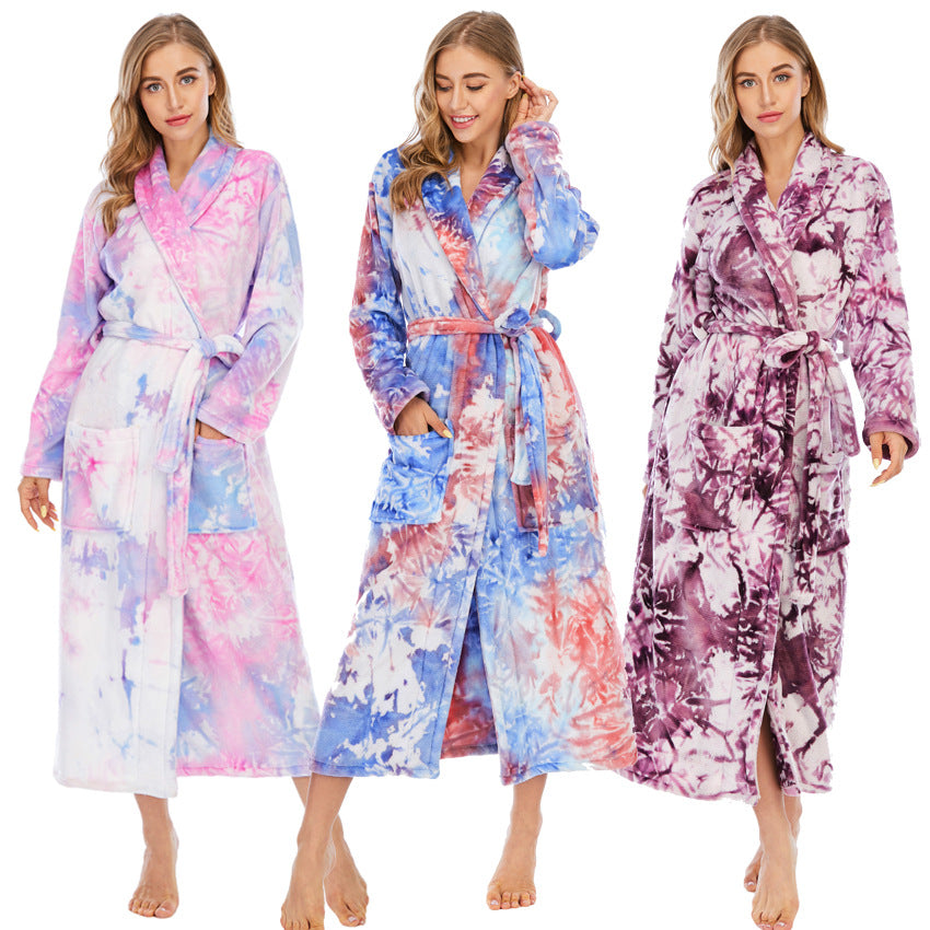 Ladies Tie-Dye Robe