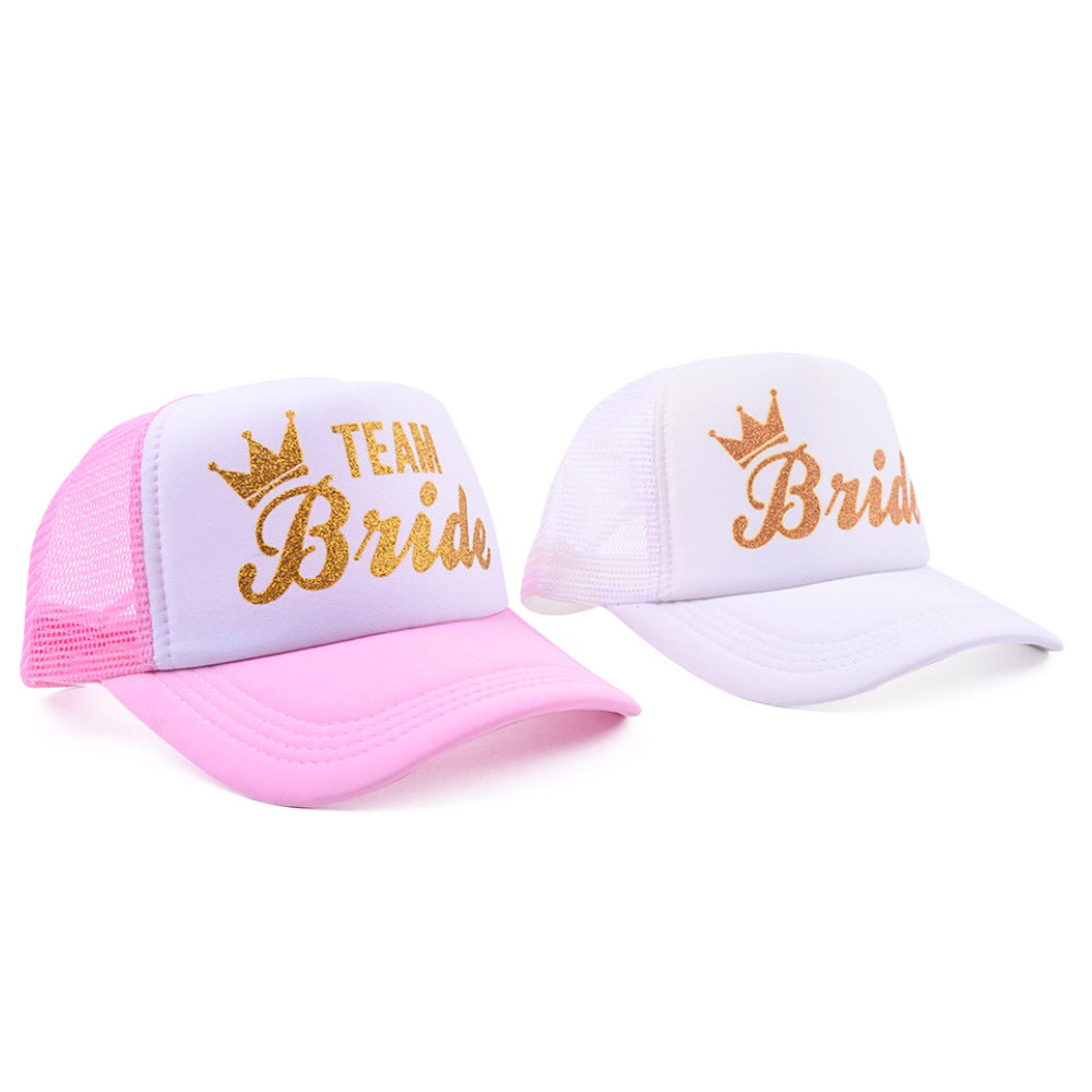 Wedding BRIDE TEAM Net Hat