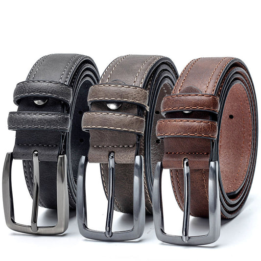 Vintage Luxury Split Leather Belt