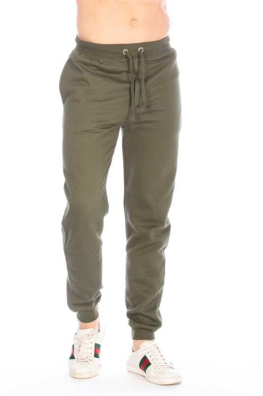 Olive Fleece Sweatpants