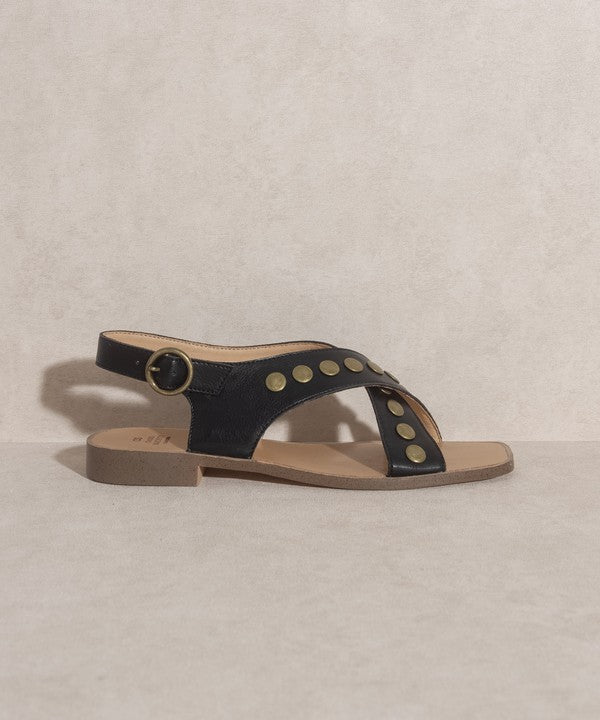 Kylie - Studded Cross Band Sandal