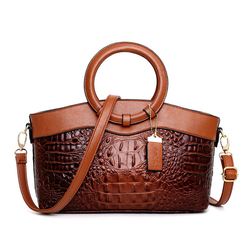 Gykaeo Designer Crocodile Handbag