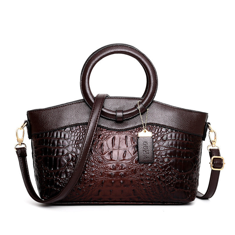 Gykaeo Designer Crocodile Handbag