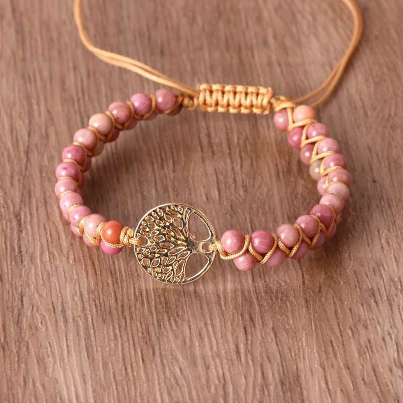 Natural Agate Beads, Hand-Woven Friendship Lover Bracelet