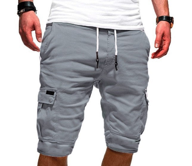 Men's Multi-Pocket Long Shorts