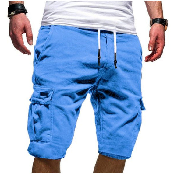 Men's Multi-Pocket Long Shorts