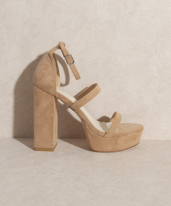 Raelynn - Suede Platform Heels