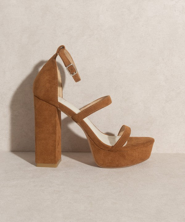 Raelynn - Suede Platform Heels