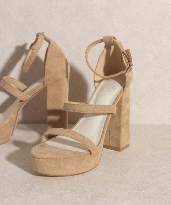 Raelynn - Suede Platform Heels