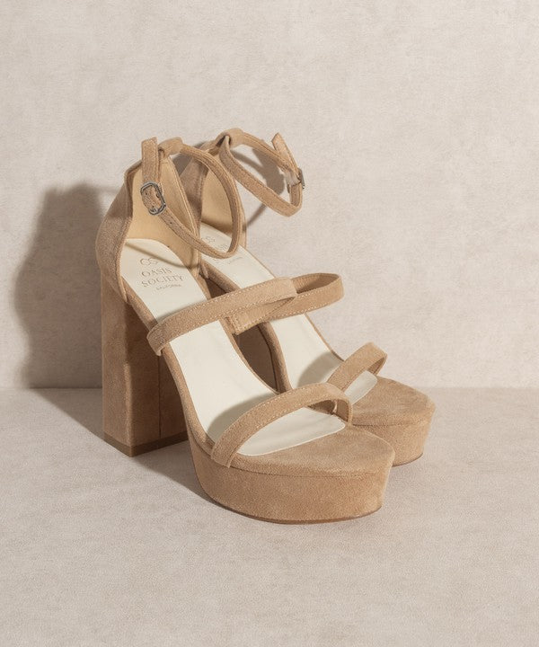 Raelynn - Suede Platform Heels