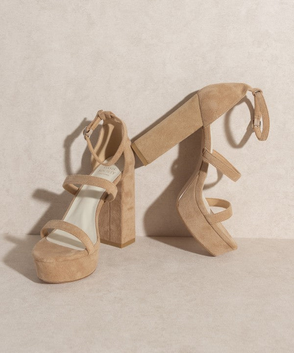 Raelynn - Suede Platform Heels