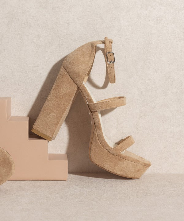 Raelynn - Suede Platform Heels