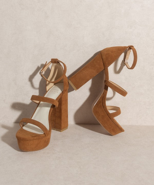 Raelynn - Suede Platform Heels