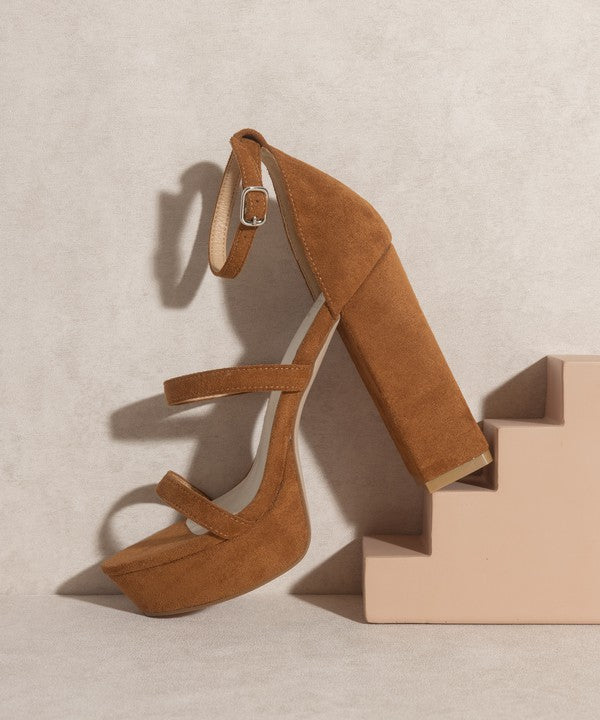 Raelynn - Suede Platform Heels