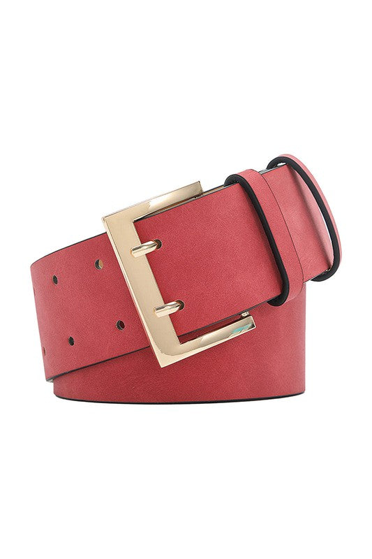 Suede Double Hook Belt