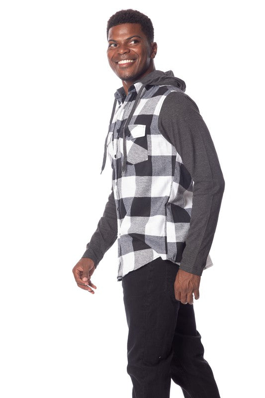 Men's Flannel Hoodie