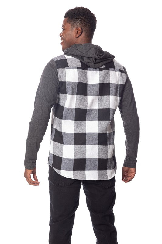 Men's Flannel Hoodie