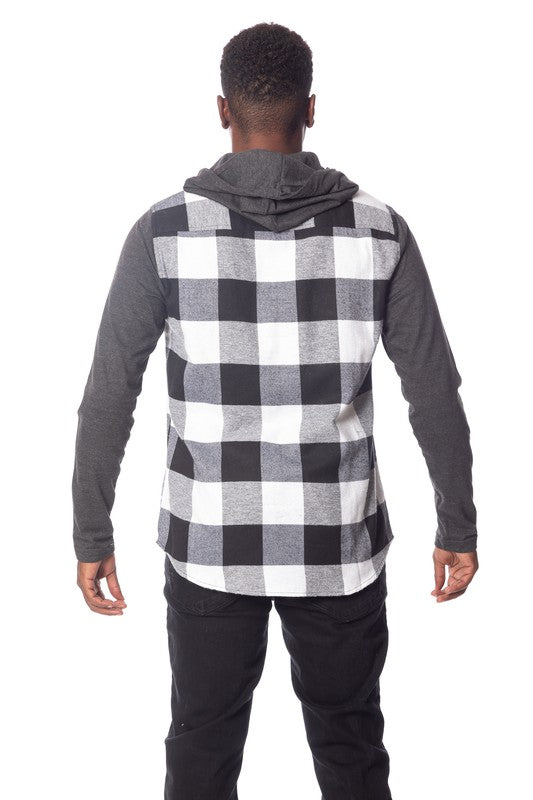 Men's Flannel Hoodie