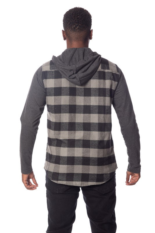 Men's Flannel Hoodie